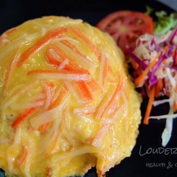 ข้าวไข่ข้นปูอัด