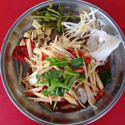 ตำกุ้งสด