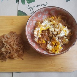 ไชโป๊วหวานผัดไข่  Stir Fried Pickle Turnip with Egg     1  ชุด