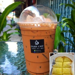 ชาใต้แท้คู่ขนมปังเนยนม