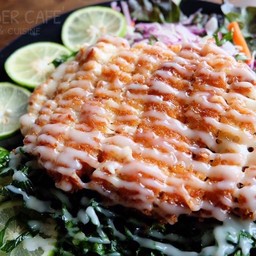 ไก่มะนาวครีมสลัด