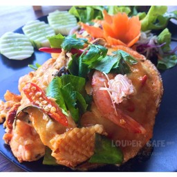 ข้าวไข่ข้นต้มยำทะเล