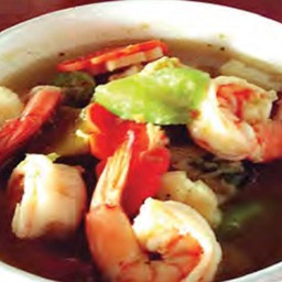 แกงเลียงกุ้งสด