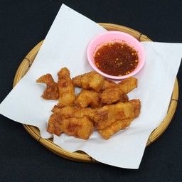 หมูสามชั้นทอด