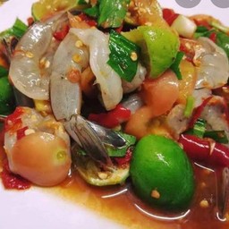 ยำกุ้งสด