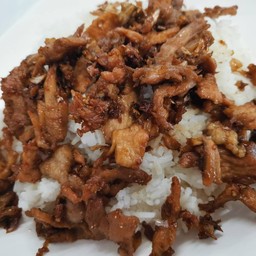 ข้าวหมูทอดกระเทียม
