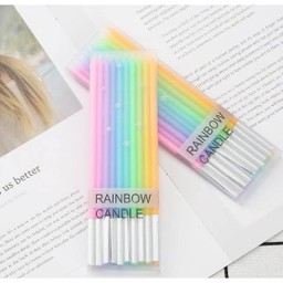 เทียนยาวสีรุ้ง