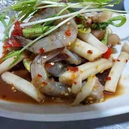 ตําไหลบัวกุ้งสด