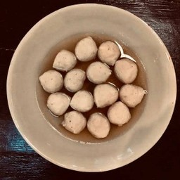 ลูกชิ้นเนื้อลวกเปล่าๆ