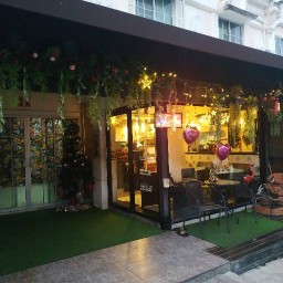 การแฟ bonus coffee เดอะวิล่า ทาอิฐ