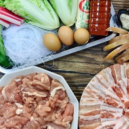ชุดหมูกระทะหมูล้วน