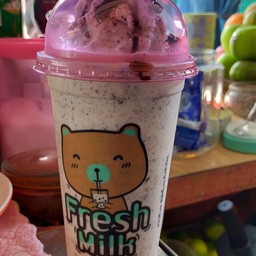 นมหมีปั่น โอรีโอ้