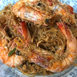 กุ้งอบวุ้นเส้น