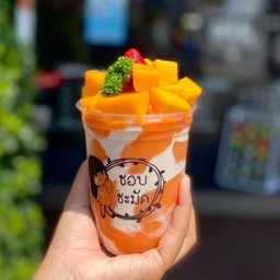 มะม่วงสตอเบอรี่ โยเกิร์ต