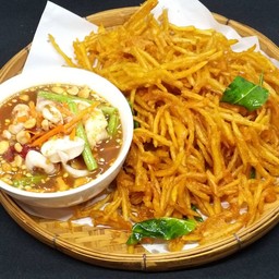 ส้มตำทอด