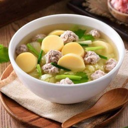 แกงจืดหมูสับ-เต้าหู้อ่อน