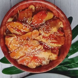 ข้าวไก่สไปซี่บาร์บีคิว