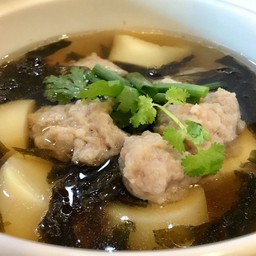 เต้าหู้หมูสับสาหร่าย