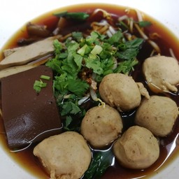 เกาเหลาลูกชิ้นเป็ด (ลูกชิ้นอย่างเดียว)