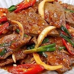 เป็ดผัดพริกเผา