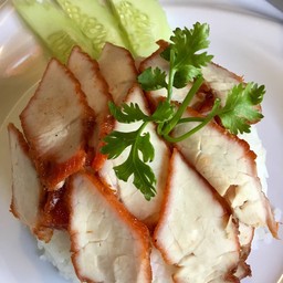 ข้าวหมูแดงย่าง