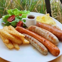 สเต๊กไส้กรอกรวม