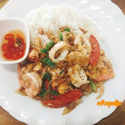 ผัดวุ้นเส้นทะเล