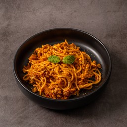 สปาเก็ตตี้ซอสไก่สับ