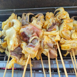 หมึกสดย่างมหาชัย น้ำจิ้มรสเด็ด