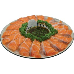 ปลาแซลม่อนแล่บาง