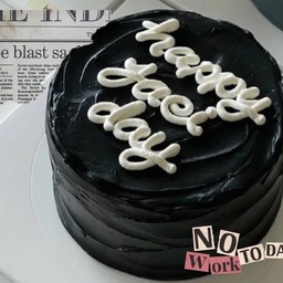 (blacknimal Cake ) เปลี่ยนชื่อได้ mini size 10cm