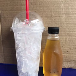 น้ำแก๊กฮวย+น้ำแข็ง