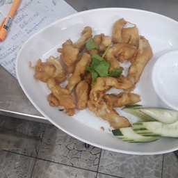 กุ้งชุปแป้งทอด