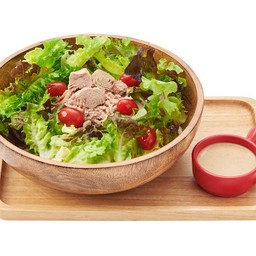 ทูน่าสลัด(น้ำสลัดครีมงา)