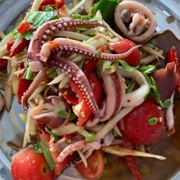 ตำปลาหมึก