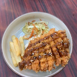 ข้าวหมูทอดทงคัสสึ