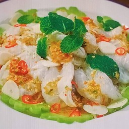 กุ้งแช่น้ำปลา