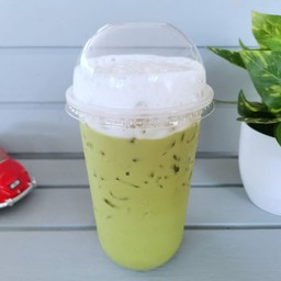 ชาเขียว มัทฉะ + นม (เย็น)