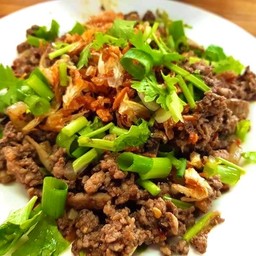 ลาบหมูคั่ว สุก