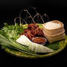 หมูทอดปลาร้า