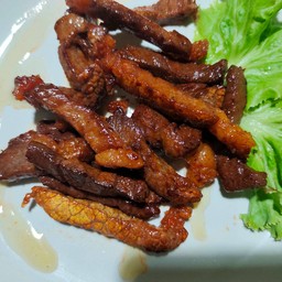 เนื้อแดดเดียวทอด