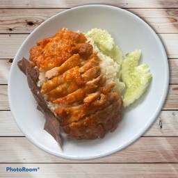 ข้าวมันไก่ทอด