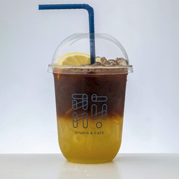 กาแฟดำผสมนำ้ผึ้งมะนาว