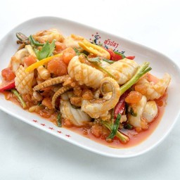 ทะเลผัดไข่เค็ม