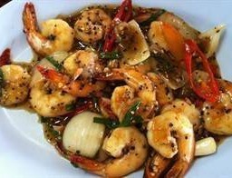 ทะเลผัดพริกไทดำ