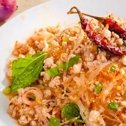 ลาบวุ้นเส้นหมูสับ