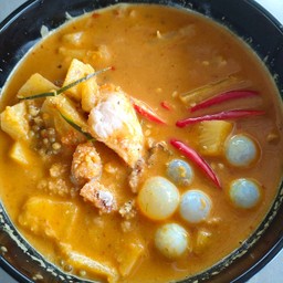 แกงคั่ว3ไข่ปลาเรียวเซียว