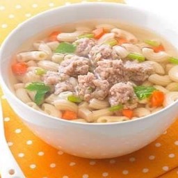 ซุปมักกะโรนีหมูสับ