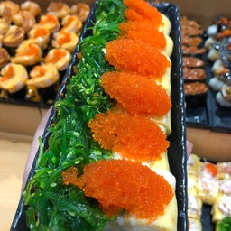 ไข่หวานสาหร่ายไข่กุ้งส้ม