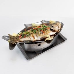 ปลากระพงนึ่งซีอิ้ว